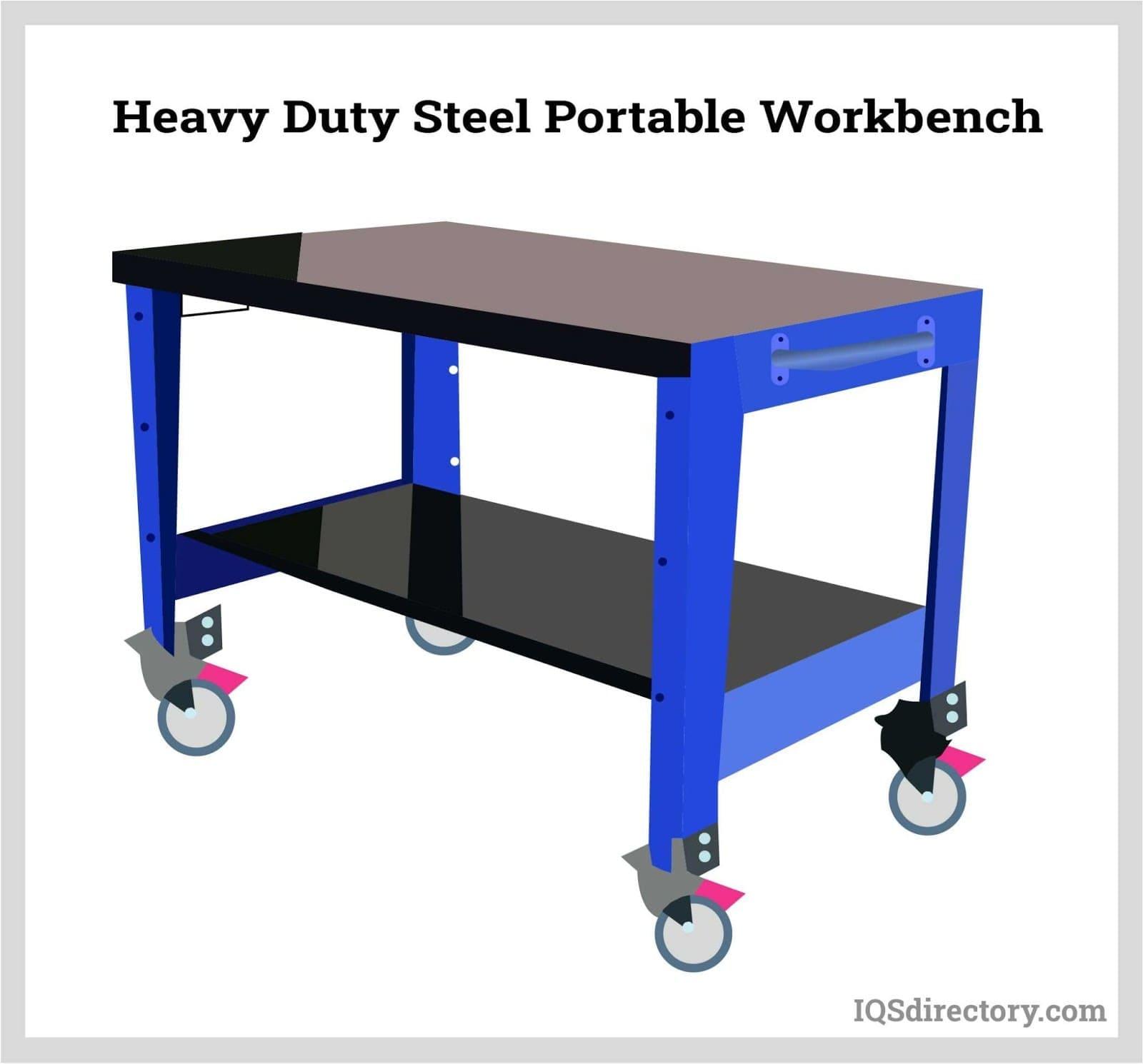 Heavy Duty Steel Portable Work Bench