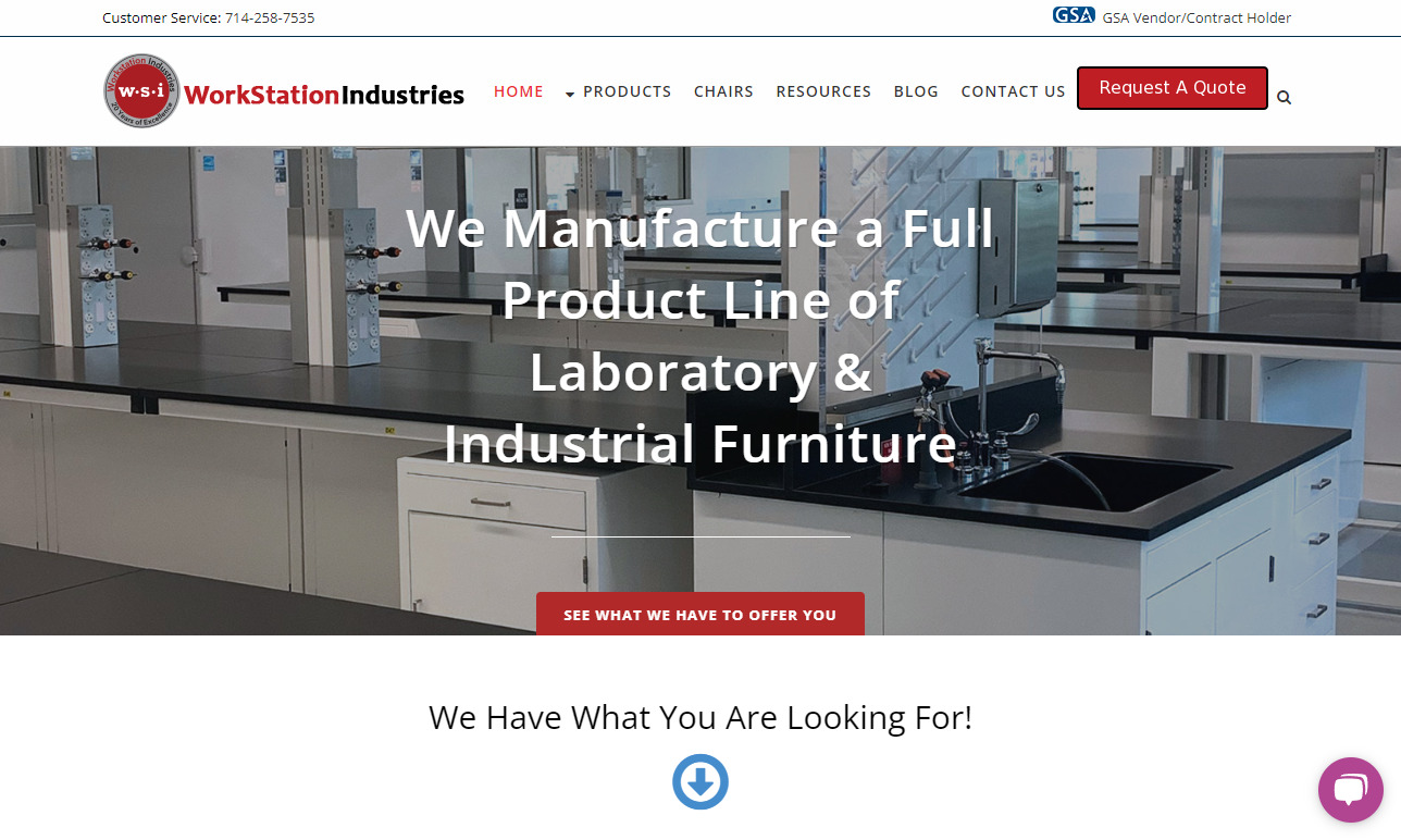 WorkStation Industries, Inc. Work Station Manufacturers