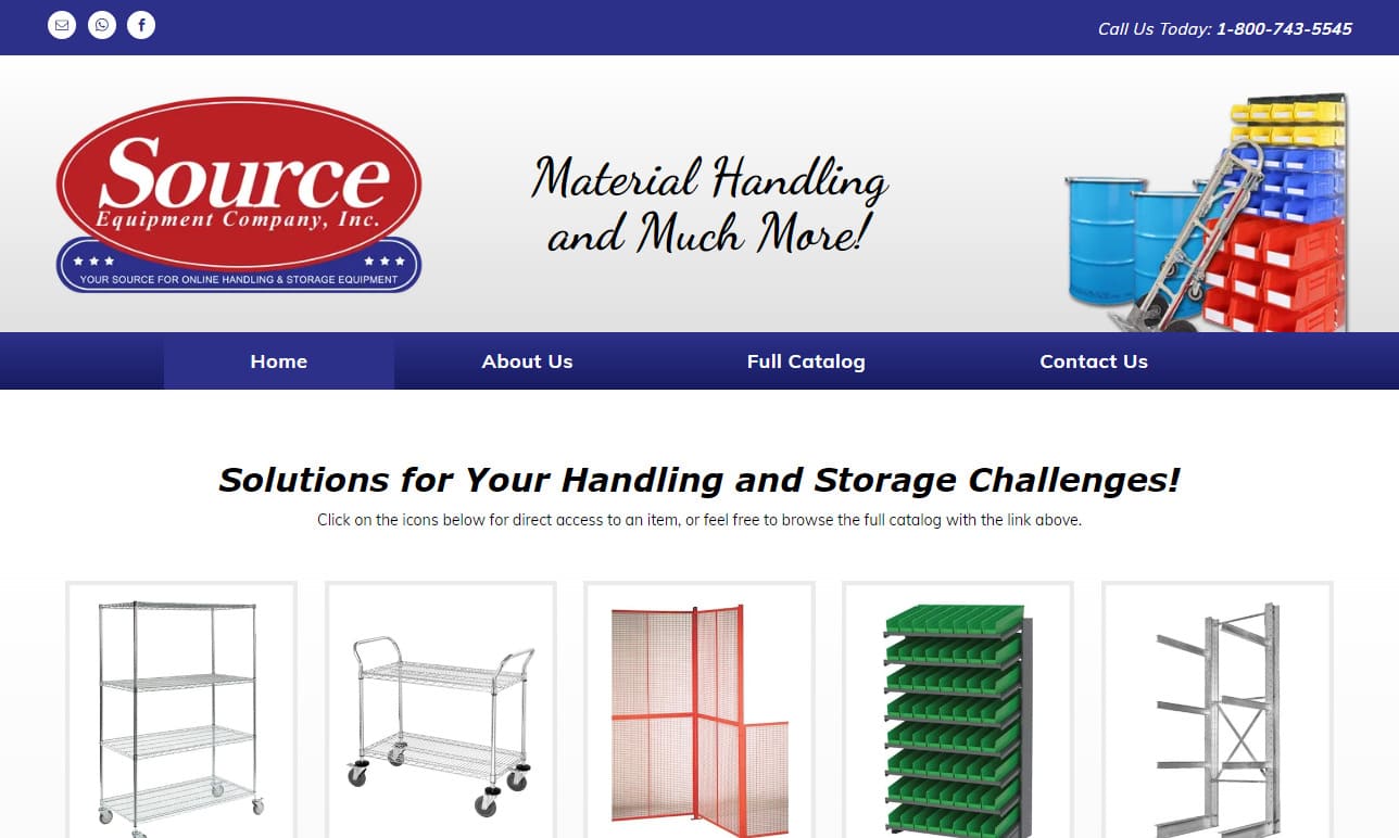 Source Equipment Company, Inc. Work Station Manufacturers